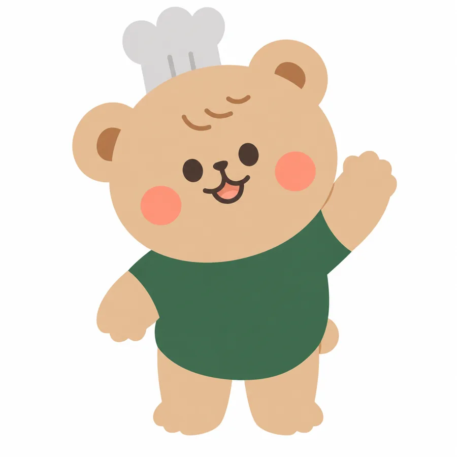 หมี Toast Friend โบกมือทักทาย