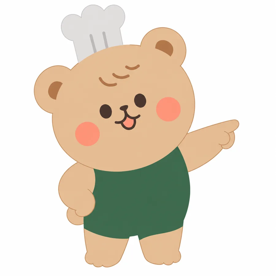 หมี Toast Friend ชี้อธิบายส่วนผสม